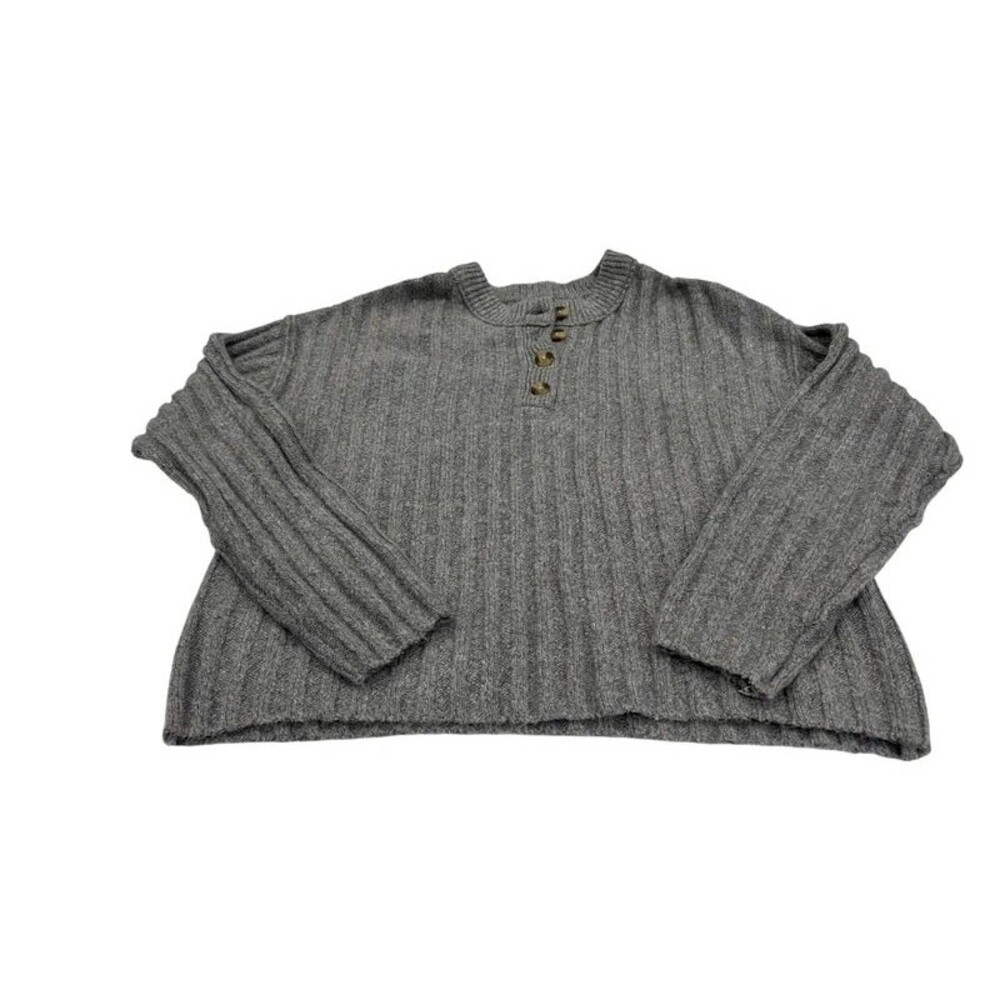 Ladies Grey Cable Knit XS American Eagle Sweater